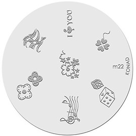 Konad Plaque Stencil M22