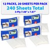Car Tissue Refill - 12 Packs of 20, 3-Ply Tissues,