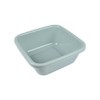 Homéa, 6 Litre Square Plastic Bowl Ice Blue 30 x
