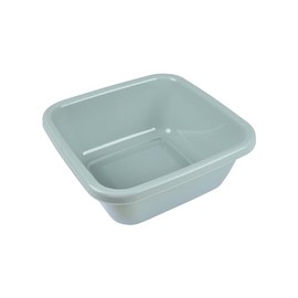 Homéa, 6 Litre Square Plastic Bowl Ice Blue 30 x 30 x 12 cm