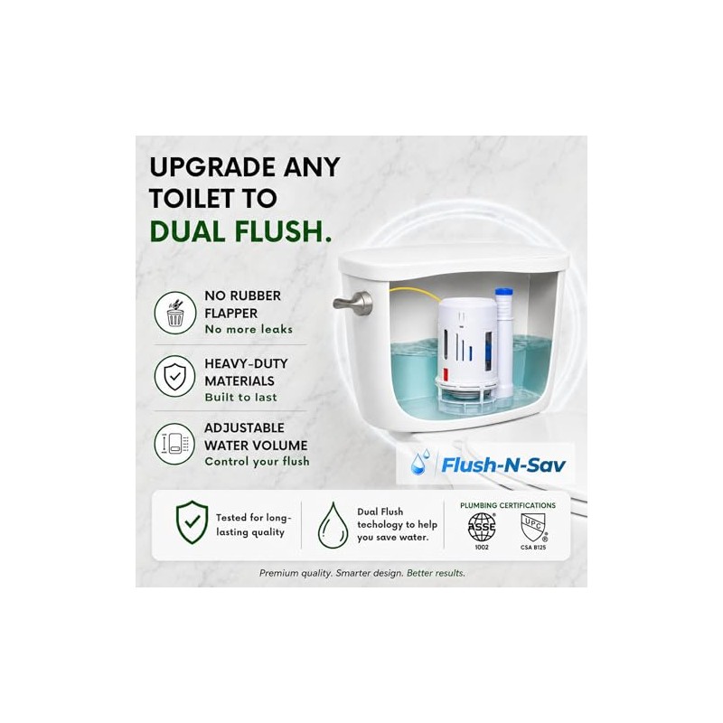 Kit de conversión de válvula de descarga doble de 3