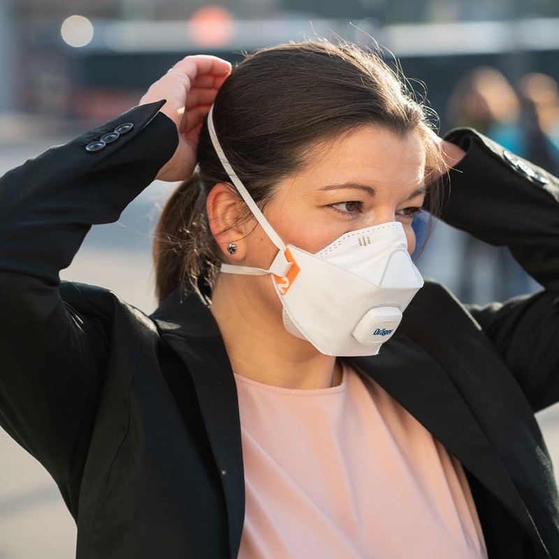 Dräger X-plore 1920V Dust Mask S/M/L 3 Pack FFP2 Respirator