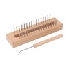 Knitting Loom Wooden Square Knitting Board DIY Craft Weaving Tool