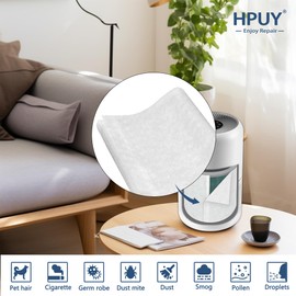 HPUY Air Purifier Pre-Filter Cotton 5-pack, Compatible for Levoit Air Purifier Filter Core 300 and Levoit Core 300s Replacement Filter，Extends The Life of HEPA Filter