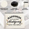 UPNEGE Mahjong Lovers Makeup Bag Mahjong Gifts for Mahjong Player