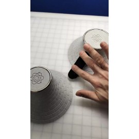 The Volcano 4 Inch Tall Version | Fingerboard Ramp with Stainless Steel Coping