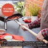 Chef Pomodoro Aluminum Turning Pizza Peel with Detachable Wood Handle
