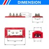 Jamgoer 450A Bus Bar 12v Power Distribution Block 6 x