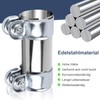 BSTDAYEVER Exhaust Clamp Pipe Connector Stainless Steel Exhaust Connector 50