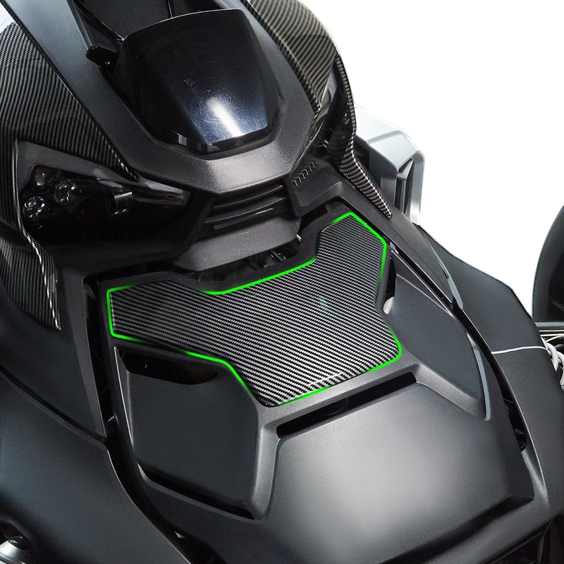LUXEMOTO Carbon Fiber Classic Hood Accent Panel for Can-Am Ryker