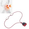 Mini Electric Pulse Pendant Neck Massager with Heating Pulse 6