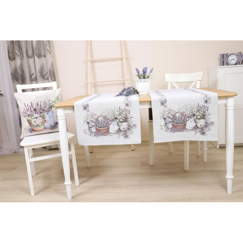 Decorative Table Runner Spring Summer Washable Fabric 140 x 45