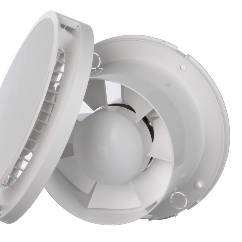 EUROPLAST Diameter 125mm Bathroom Extractor Fan Round - 5 inch