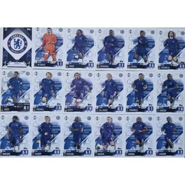 Match Attax 2024 2025 Chelsea Full Base Card Team Set
