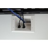 DATA COMM Electronics 45-0072-WH Commercial Grade Recessed Wall Plate Cable