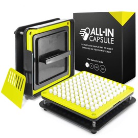 ALL-IN Capsule Capsule filler for size 1 - make your empty capsules for filling yourself - use gelatin or vegan empty capsules - clearly explained in the video