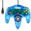 2 Pack USB N64 Controller, FISUPER Wired USB Gamepad Joystick