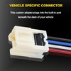 WALSIO 3050-P Brake Control Wiring Harness Adapter for 2004-2020 Nissan