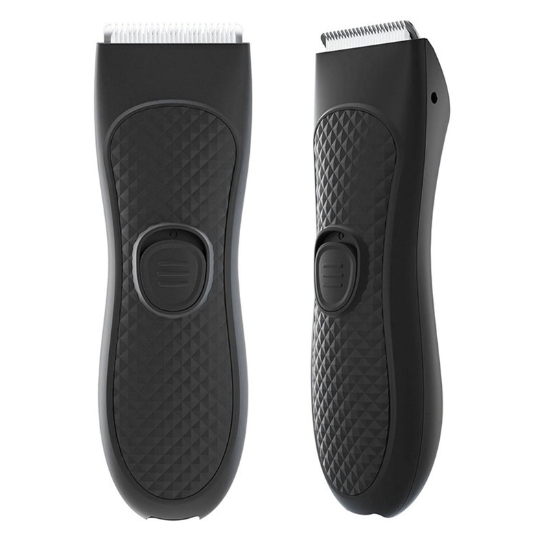 Electric Groin Hair Trimmer Waterproof Safety USB Charging Body Hair