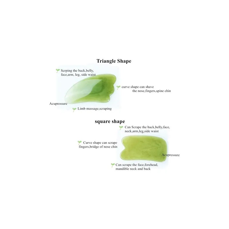 Set De 7 Piezas Gua Sha Para Masajear Relajar Facial