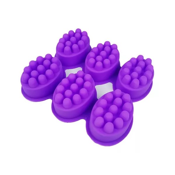 Launers Molde De Silicon Para Jabon 6 Cavidades