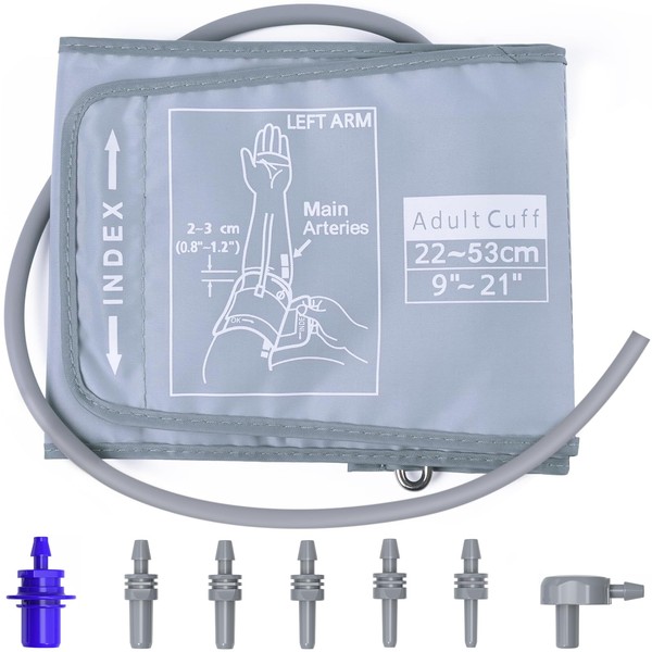 Extra Large Blood Pressure Cuff : AILE Universal 9-21" XL