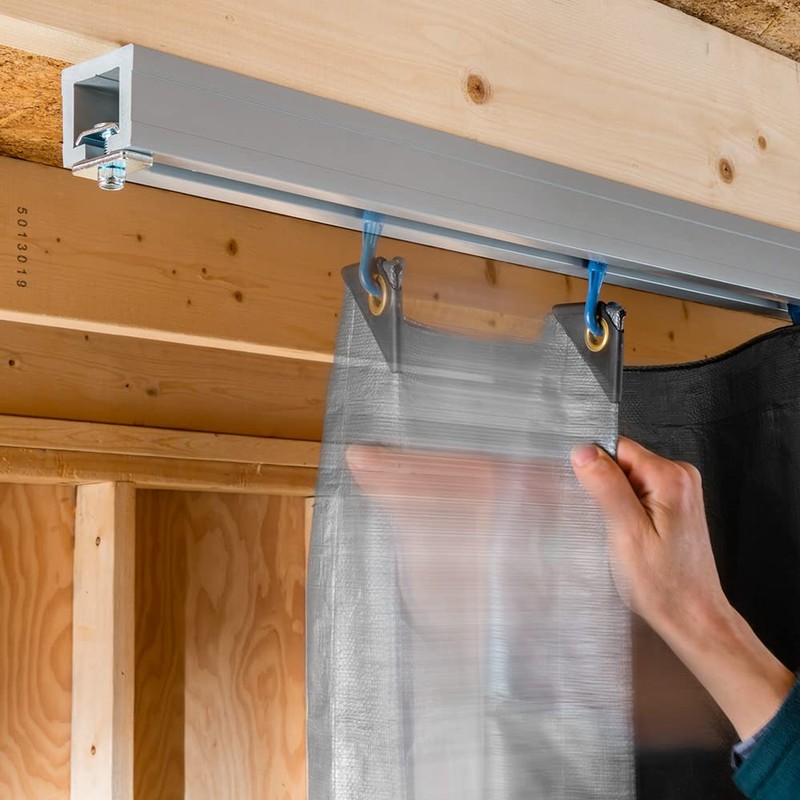 Curtain Gliders for Rockler Ceiling Track System, 6-Pack