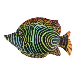 Ciieeo Iron Fish Wall Art Decor Metal Sculpture Hanging Ornament for Home and Garden Lifelike Ocean Decoration for Indoor Outdoor Use for Shops Bars Hotels