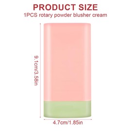 LEEQBCR Multi-Purpose Soft Cream Blush Face Makeup, Cream Blush for Cheeks, Lightweight Cream Blush Stick Blush, Multi-Purpose Contouring Stick for Eyes and Face