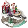 Northlight LED Lighted and Animated Christmas Scene Village Display Decoration