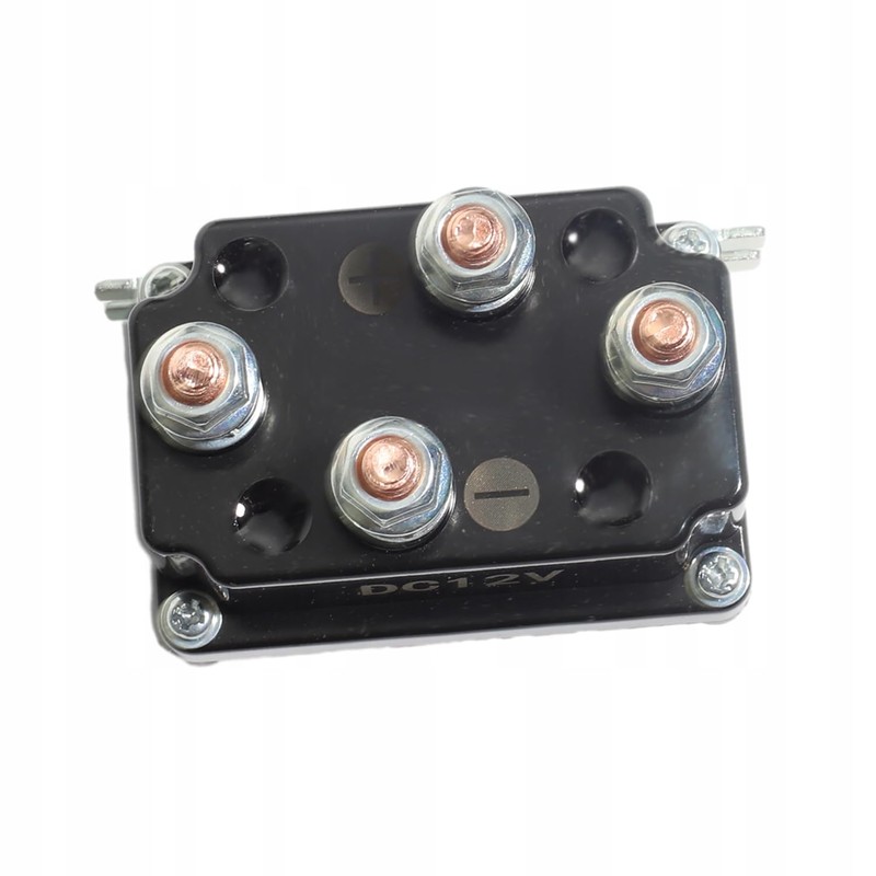 aikoolwer Solenoid Relay 12V 250A Winch Relay Solenoid Replacement Contactor