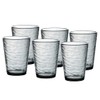 Vasos irrompibles de pezón océano, juego de 6, negro, gris