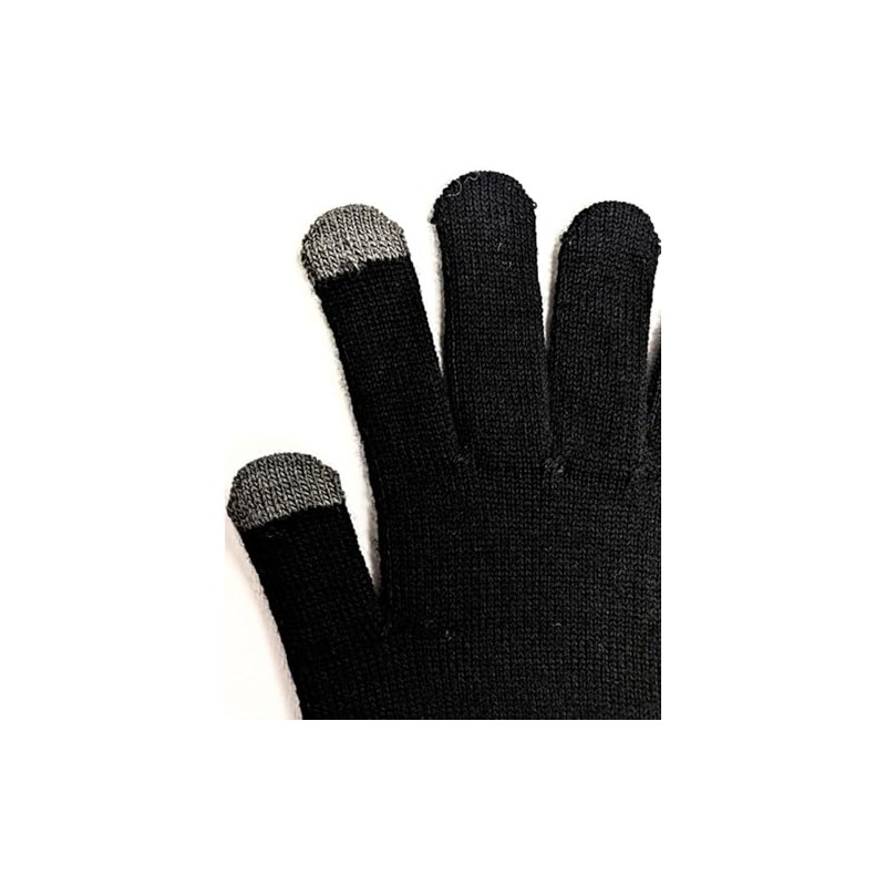 Merino Wool Under Gloves, Large, Black, GI010U
