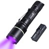 ULTRAFIRE UV Flashlight 395nm LED Blacklight, Single Mode Powerful UV