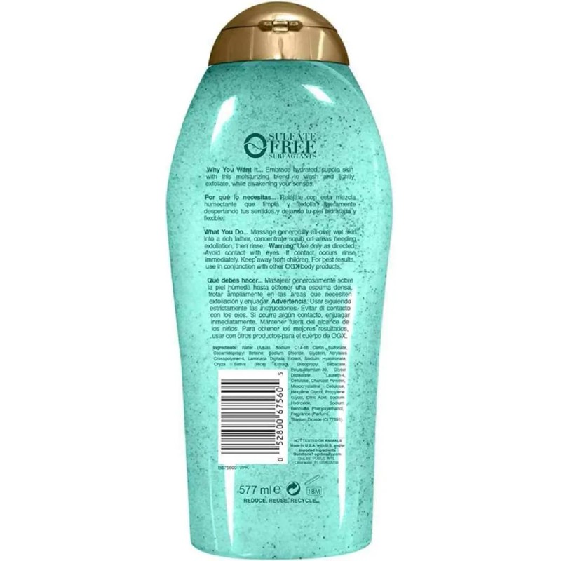 OGX Jabón Líquido con Ácido Hialurónico y Alga Marina, 577