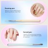 GeeRic 11 Pinceles para Uñas,Nail Art Pen Manicure Tool Set