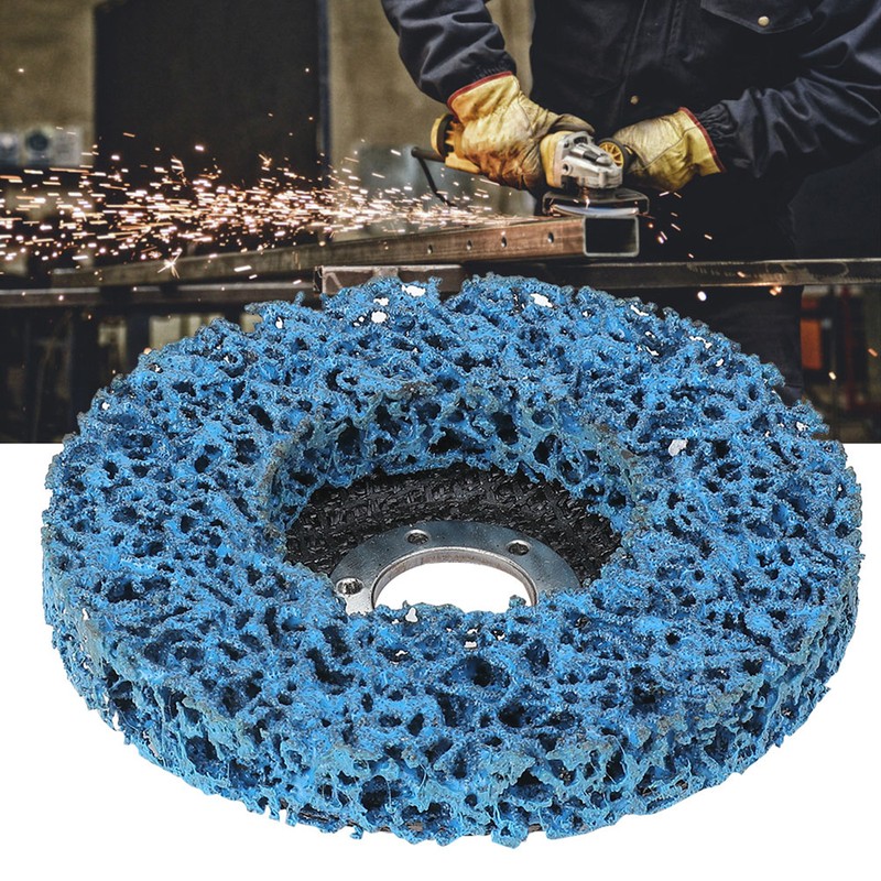 5pcs Poly Strip Abrasive Disc Rust Paint Remover Grinding Wheel
