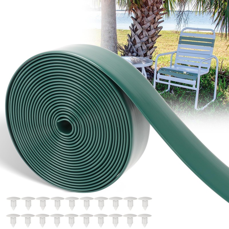 LukLoy 2" Wide 20ft Long Vinyl Straps for Patio Chairs