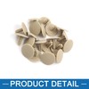 A ABSOPRO Rivets 6mm Hole 24.5mm Head Plastic Beige (Set