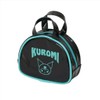 Kuromi [Cosmetic Pouch] Enamel Mini Bag/Black Sanrio