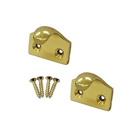 QCAA Forged Brass Heavy Duty Sash Lift, Polished Brass, 2 Pack, Made in Taiwan