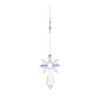 Tierra Zen Large Crystal Guardian Angel - Light Amethyst -