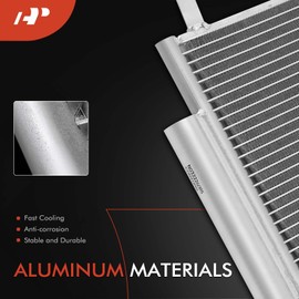 A-Premium Air Conditioning A/C Condenser Compatible with Nissan Pathfinder 2013-2019 & Infiniti QX60 2014-2018, JX35 2013, 2.5L 3.5L, Replace# 4201, 921003JA0E