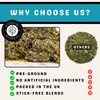 Afterglobe Cool Mint Herbal Blend | Marshmallow Leaf, Damiana, Calendula,