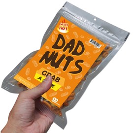 Dad Nuts Spicy Trail Mix - Funny Snacks for Men - Spicy Blend - Made in the USA - Gag Gift - Grab a Sack