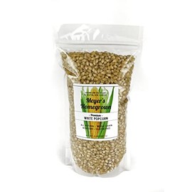Meyer's Homegrown Premium White Popcorn, 2lb Bag, Tender Medium/Large Butterfly Flakes, no GMO/Peanuts/Tree Nuts/Gluten, Your New Favorite Snack