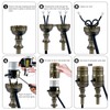 Lamp Rewire Kit,Lamp Socket Replacement Kit,Antique Brass Light Socket with