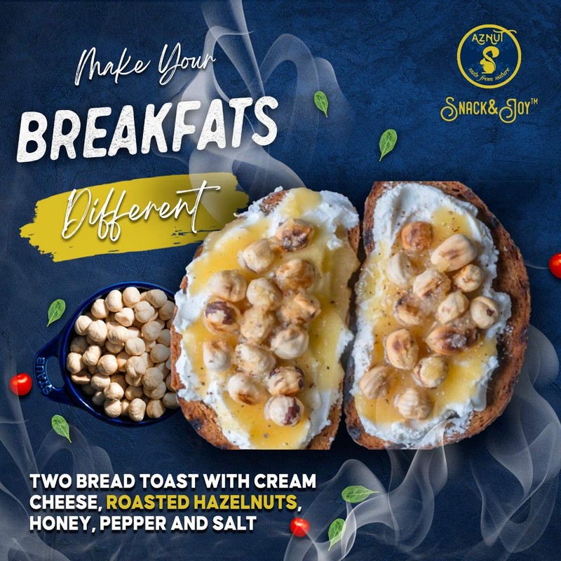 Roasted Hazelnuts Natural Non-GMO Certified, Unsalted, Dry Roasted, Kosher Certified