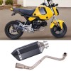 Unbranded Low Mount Exhaust System Headers Muffler Pipe For Honda