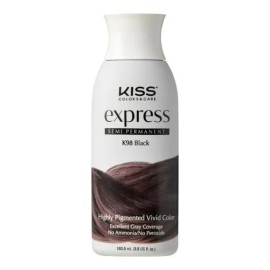 Kiss Express K98 Negro Tinte Semi Permanente